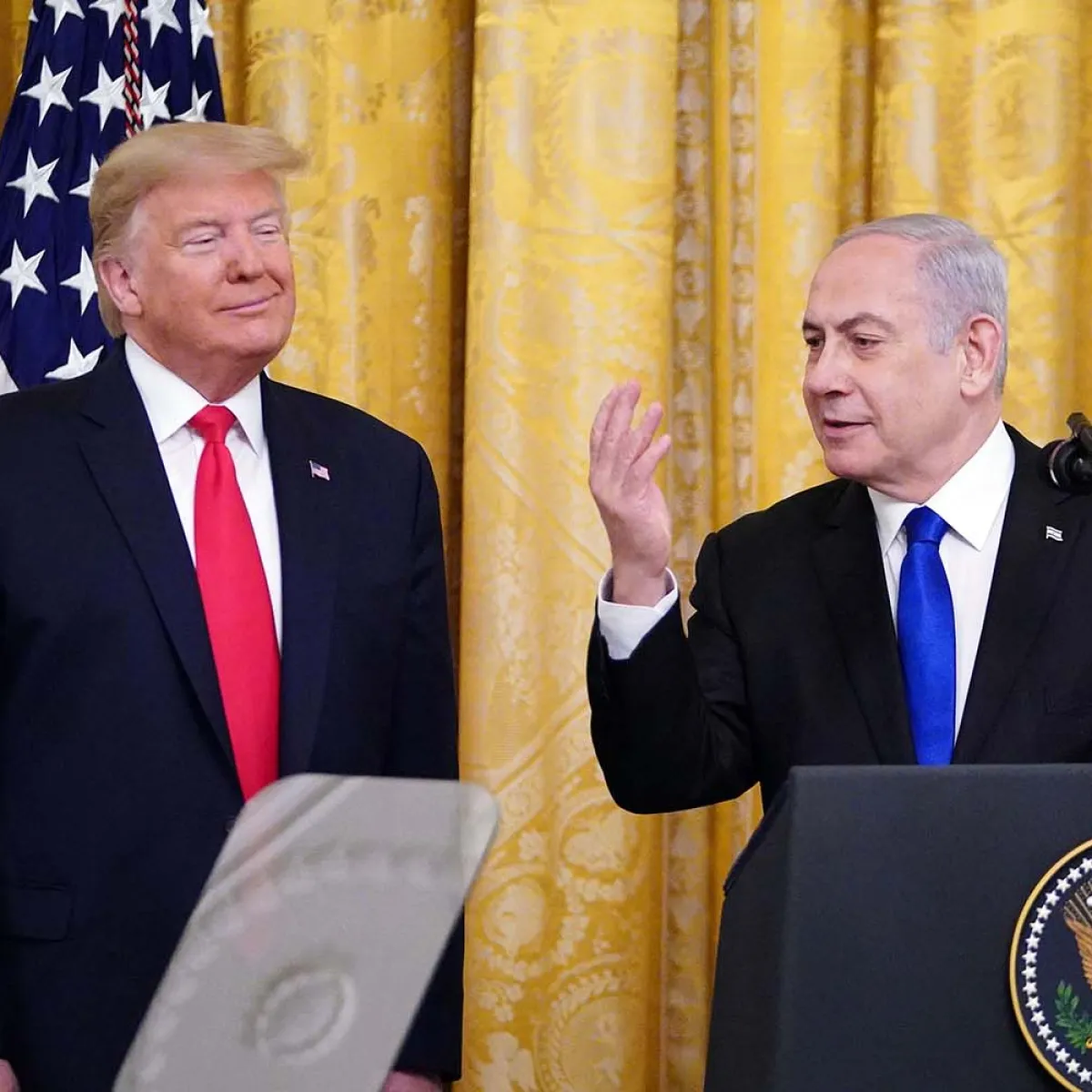 trump and netanyahu