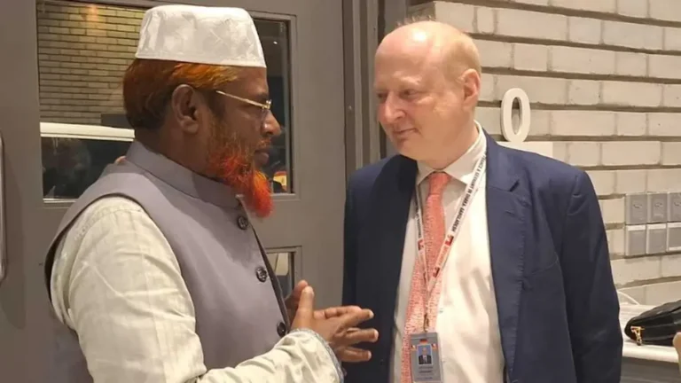 জার্মান সংসদীয় প্রতিনিধিদলের সঙ্গে বৈঠকে মিয়া গোলাম পরওয়ার।