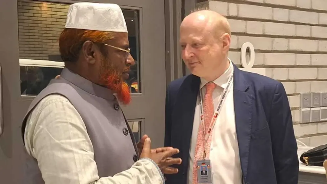 জার্মান সংসদীয় প্রতিনিধিদলের সঙ্গে বৈঠকে মিয়া গোলাম পরওয়ার।